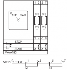 Переключатель CA40-WAA183-600 E