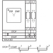 Переключатель CA20B-WAA183-600 E