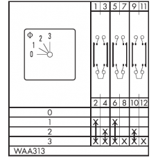 Переключатель C80-WAA313-600 E