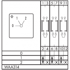 Переключатель C26-WAA314-600 E