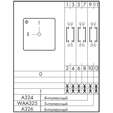 Переключатель CA10-1-WAA325-600 FT2