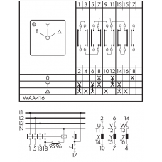 Переключатель CG8-WAA416-600 E