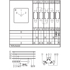 Переключатель CA40-WAA444-600 E