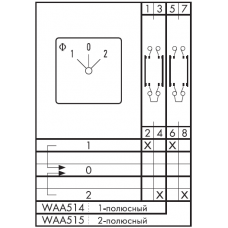 Переключатель CH10R-WAA514-600 FT2 +F216