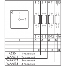Переключатель C80-WAA531-600 E