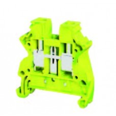 8001099334, Клеммник на DIN-рейку (Винтовой) 10мм.кв. (желто-зеленый); NTB 10 E (с заземлением) (упак 35 шт)