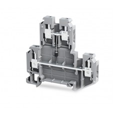 8002099288, Клеммник 2-х ярусный, 4 мм.кв. с диодом (серый); TBL 4 2P X3 (упак 50 шт.)